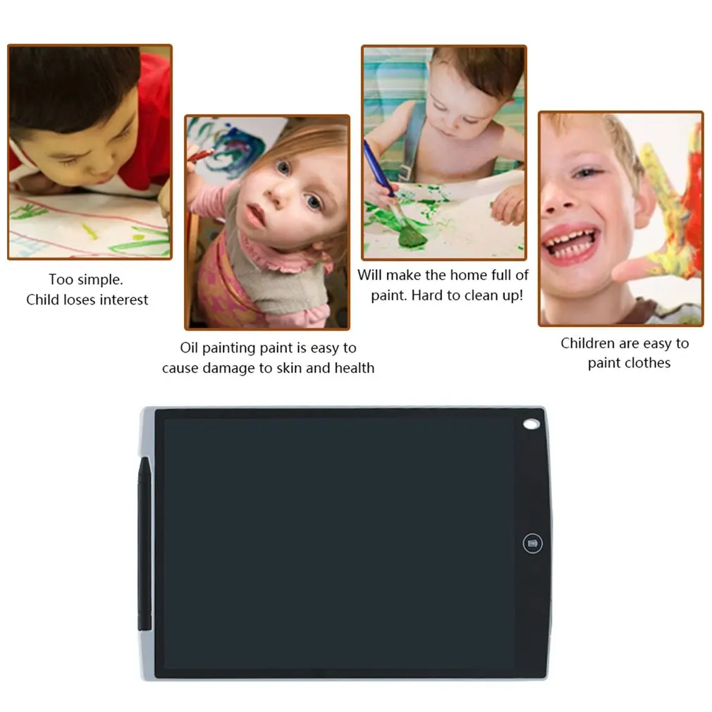 LCD Raštu Tabletė Elektroninių Doodle Piešimo Lenta Skaitmeninis Rašysenos Kompiuterizuotos Notepad Vaikams Ir Suaugusiems Dovana Nuotrauka 1