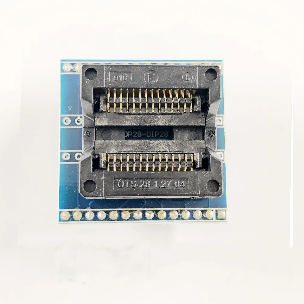 RT809H SOP28 į DIP28 Adapterio Lizdas IC SOIC28 į DIP28 pin pikis 1.27 IC bandymų programuotojas adapteris SMT Bandymo ZIF Lizdo adapteris Nuotrauka 2