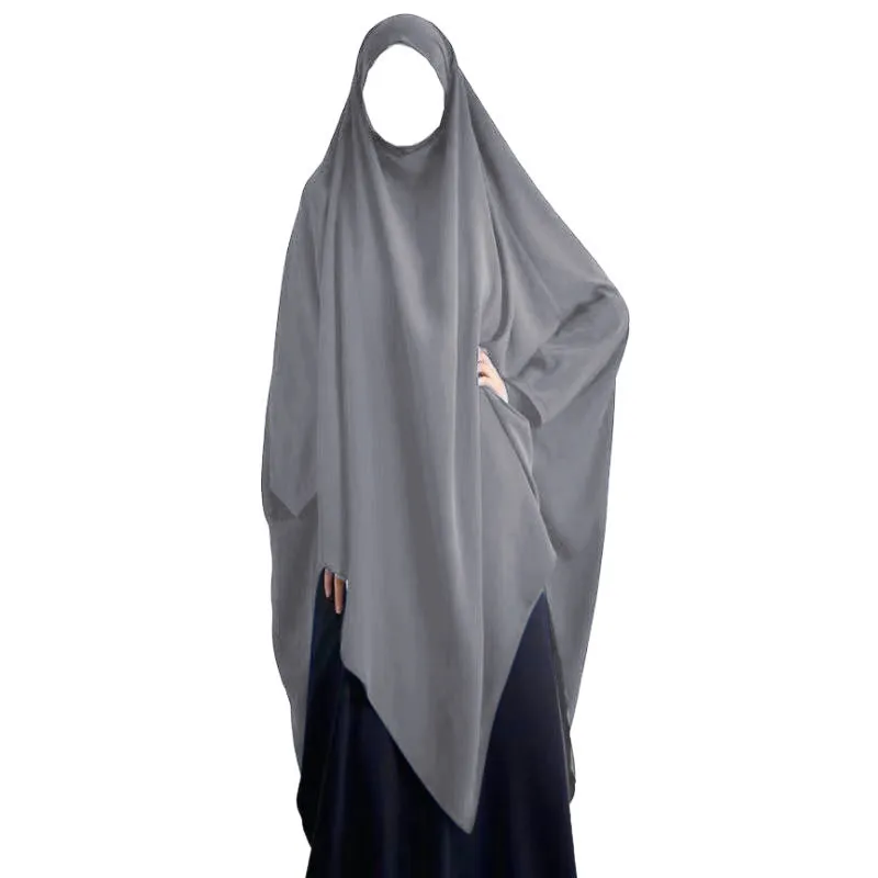 Musulmonų Moterų Maldos Suknelė Niquab Ilgas Šalikas Khimar Hijab Islamas Didelis Viršutinius Drabužius Jilbab Ramadanas Arabų Pilnas Draudimas Artimuosiuose Rytuose Nuotrauka 0