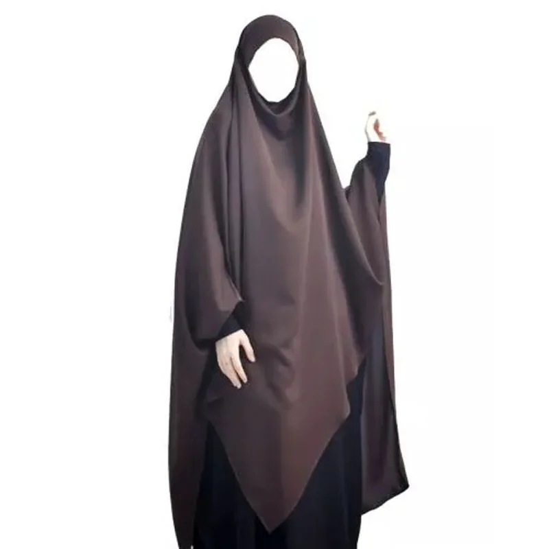 Musulmonų Moterų Maldos Suknelė Niquab Ilgas Šalikas Khimar Hijab Islamas Didelis Viršutinius Drabužius Jilbab Ramadanas Arabų Pilnas Draudimas Artimuosiuose Rytuose Nuotrauka 2