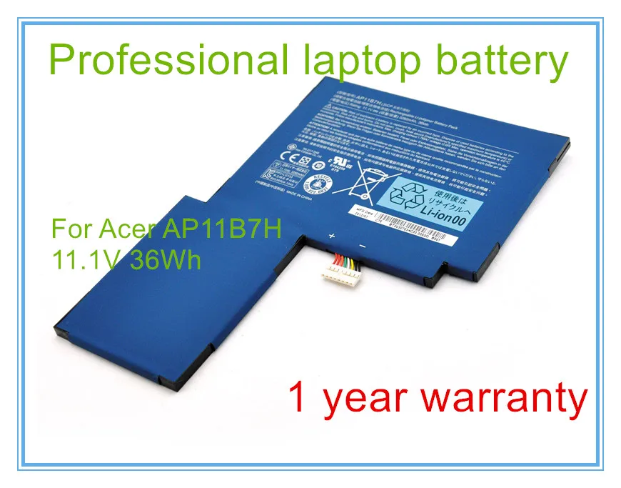 Originalo kokybę 11.1 V AP11B3F nešiojamas baterija AP11B7H, AP11B3F, BT.00303.024, BT.00307.034 už Iconia W500 W500P Tablet PC Nuotrauka 1