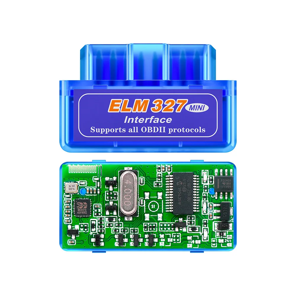 Automobilių Elm327-V1.5 V2.1 OBD2 PIC18F25K80 Chip Kodas Skaitytojas ELM 327 OBD2 V1.5 Diagnostinis Įrankis Dyzelinas/benzinas Android Nuotrauka 0